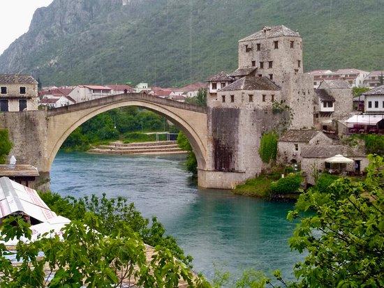 Old Bridge Area of the Old City of Mostar